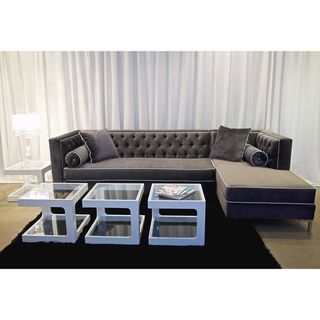Decenni Custom Furniture Tobias Grey Sectional