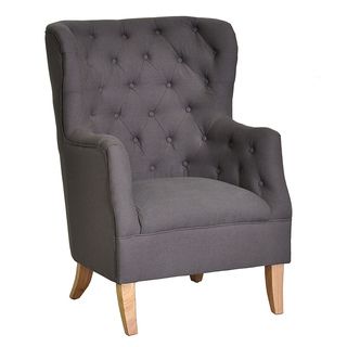 Cafer Gray Club Chair