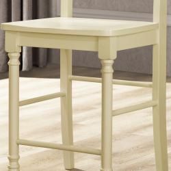 Cyprus Buttercream Ladder Back 24 inches Counter Height Stool