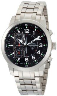 Bulova Mens 96A116 Marine Star Black Dial Watch: Watches: