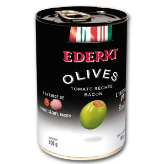 Olives à la farce de Tomate et Bacon 130gr   Achat / Vente LÉGUME AU