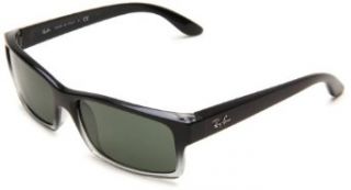 Sunglasses,Gradient Black Frame/Green Lens,One Size: Ray Ban: Shoes