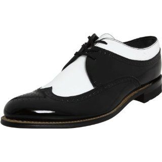 Brentano Shoes Black/White Wingtip 1920 1930  1940 Vintage