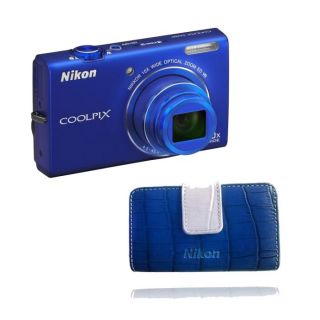 NIKON S6200 Bleu + Etui   Achat / Vente COMPACT NIKON S6200 Bleu pack