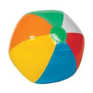 6 Rainbow Beach Balls Toys & Games