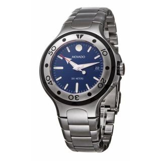 Movado Mens Series 800 Stainless Steel Quartz Watch