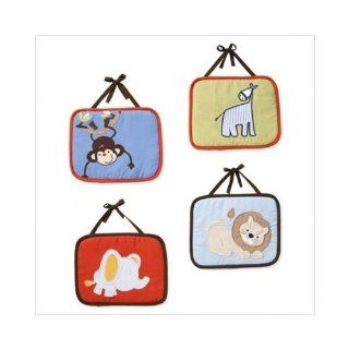 ABC123   4 Piece Wall Hangings in Multi