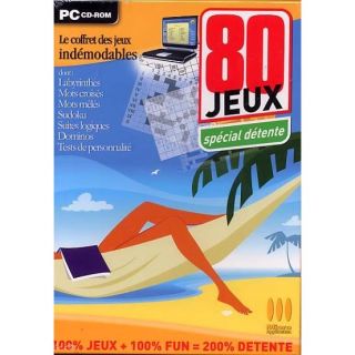 80 JEUX SPECIAL DETENTE / PC CD ROM   Achat / Vente PC 80 JEUX SPECIAL