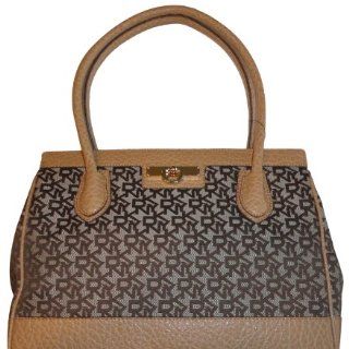 Womens DKNY Purse Handbag Beekman T&C with French Grain Leather Chino