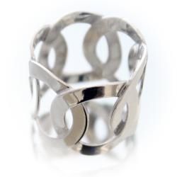 Sterling Silver Interlocking Circles Ring (Ecuador)