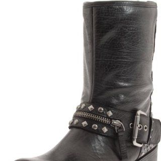 Nine West Womens Transport Motorcycle Boot
