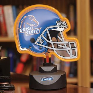Boise State Broncos Neon Helmet Lamp