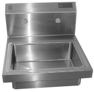 Griffin H60 128 Hand Wash Wall Mounted Sink, Stainless Steel   