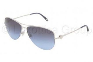 Tiffany & Co. Sunglasses TF3021 60014L SILVER BLUE