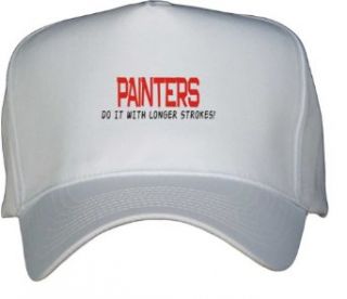 PAINTERS DO IT WITH LONGER STROKES White Hat / Baseball