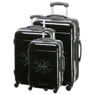 OXFORD Set 3 valises rigides trolley 4 roues Noir   Achat / Vente SET
