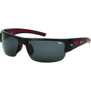 Coleman Mens CC1 Black/ Red Polarized Sunglasses