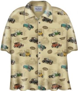 Ford Model A Cars and Trucks Camp Hawaiian Shirt: Clothing