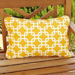 Penelope Yellow Outdoor Pillows (Set of 2)