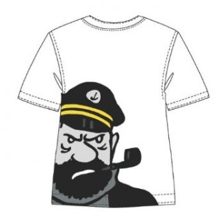 CAPTAIN HADDOCK PORTRAIT T SHIRT FROM THE ADVENTURES OF