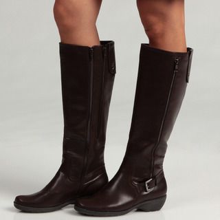 Aerosoles Womens Tintessential Buckle Boots