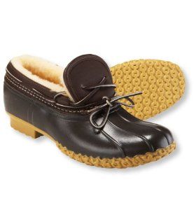 Bean Mens Bean Boots by L.L.Bean, Rubber Moc Shearling Lined Shoes