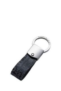 Montblanc Matsteel Black Leather Key Ring Clothing