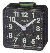 CASIO TQ140 Travel Alarm Clock   Black: Electronics