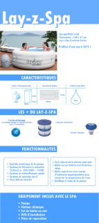 Spa Gonflable 4 Personnes Lay Z Spa   Achat / Vente SPA COMPLET   KIT