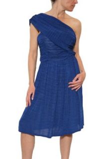 Womens Tracy Reese One Shoulder Rouched Frock Dress in