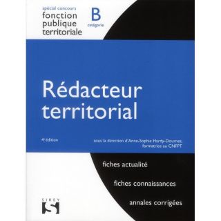 REDACTEUR TERRITORIAL ; CATEGORIE B (4E EDITION)   Achat / Vente