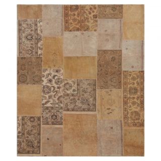 Hand knotted Abstract Beige Wool Rug (8 x 10) Was $1,959.99 Sale $