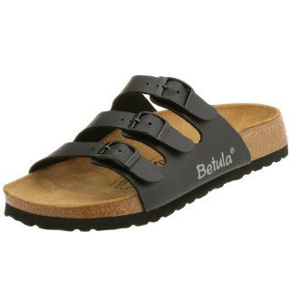 BETULA Woogie Womens Sandals Birko Flor, Black, Size 39 EU with a