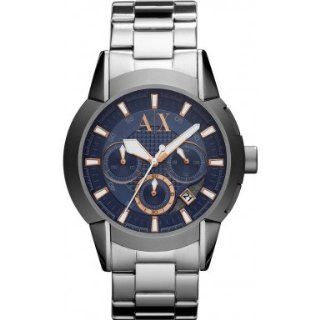 Armani Exchange Chrono Quartz Stainless Steel AX1176: Watches: 