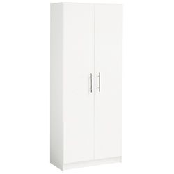 Akadahome Multipurpose 72 inch Antique White Storage Cabinet