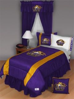 LSU Tigers Bedding Set   6 pc. TWIN Comforter Bed Set
