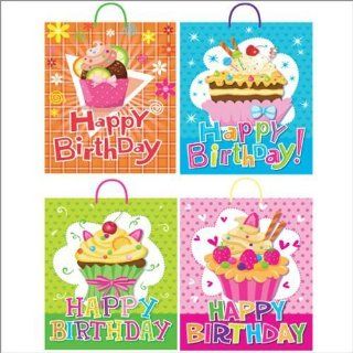 Hbd Cupcake W Glitter Lg   Case Pack 144 SKU PAS892941