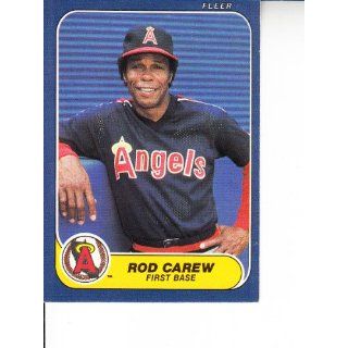 1986 Fleer #151 Rod Carew Baseball 