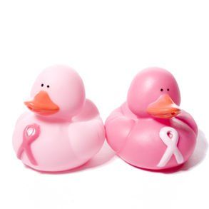 Pink Ribbon Rubber Duck Toys & Games