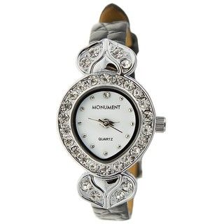 Monument Womens Analog Crystal Watch