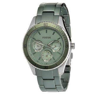 Fossil Womens Steel and Aluminum Stella Watch