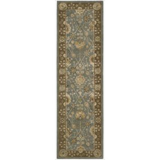 Hand tufted Nourison 3000 Blue Wool Rug (23 x 8) Today: $719.00