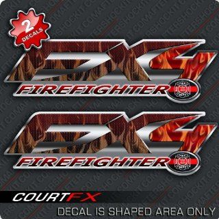 FX4 Firefighter Truck Decal Set F150 4x4 Sticker Sports
