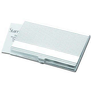 Natico Silver Business Card Case (60 155): Office Products