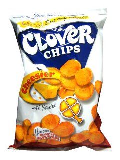 Leslie Clover Chips  Cheese, 155 Grams (Pack of 25) 