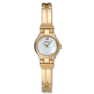 Seiko Womens Aria Goldplated Quartz Watch