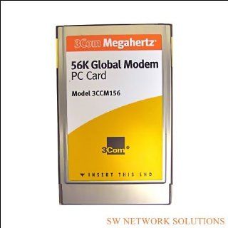 3COM MEGAHERTZ 56K GLOBAL MODEM PC CARD PULLED p/n 3CCM156