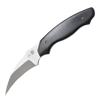 Al Mar Knives Backup 2 Knife with Black Micarta Handle and