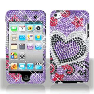 Purple Love iPod Touch 4 Protector Case
