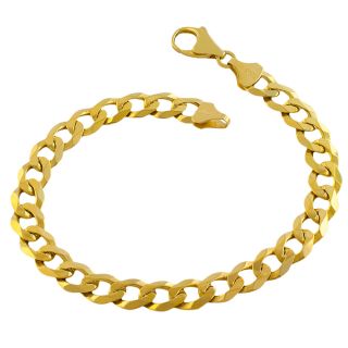 Fremada 14k Yellow Gold Mens Semi solid Curb Bracelet Today $1,259